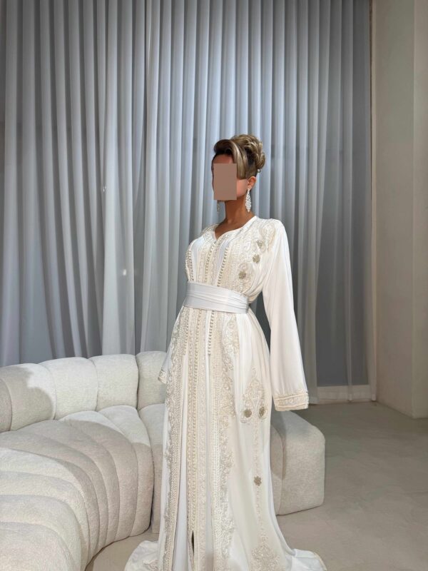 T01 - Bridal Takchita with Embroidery - Image 9