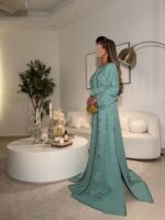 ⁦T03 - Bridal Takchita with Embroidery⁩ - الصورة ⁦5⁩