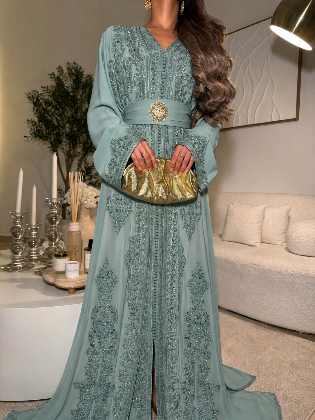 da23086a-1185-4e2c-a460-7fbeece68034 T03 - Luxury Takchita with Embroidery - Image 1
