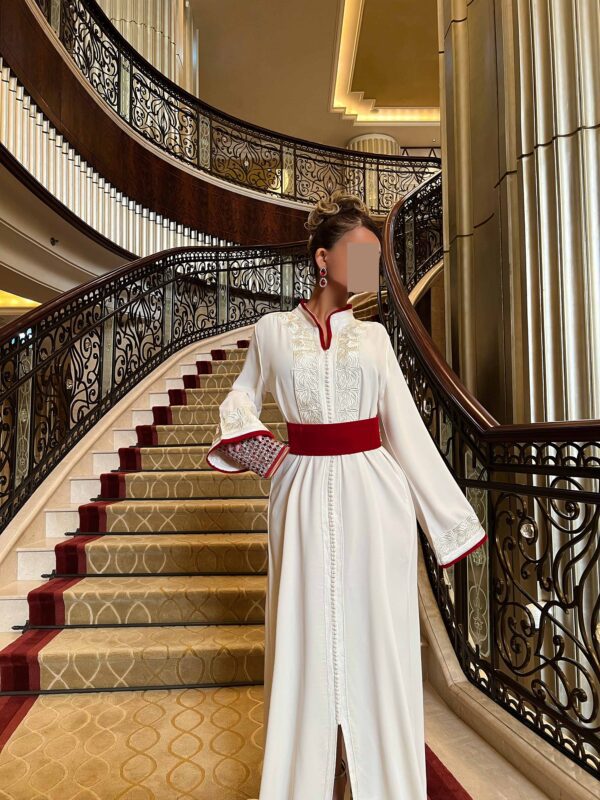 K10 - Elegant Embroidery Kaftan - Image 4