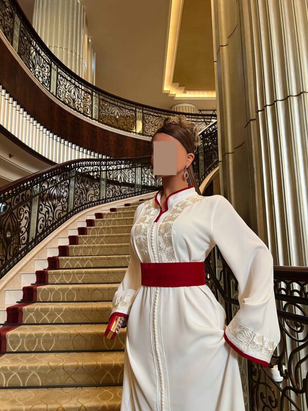 K10 - Elegant Embroidery Kaftan - Image 5